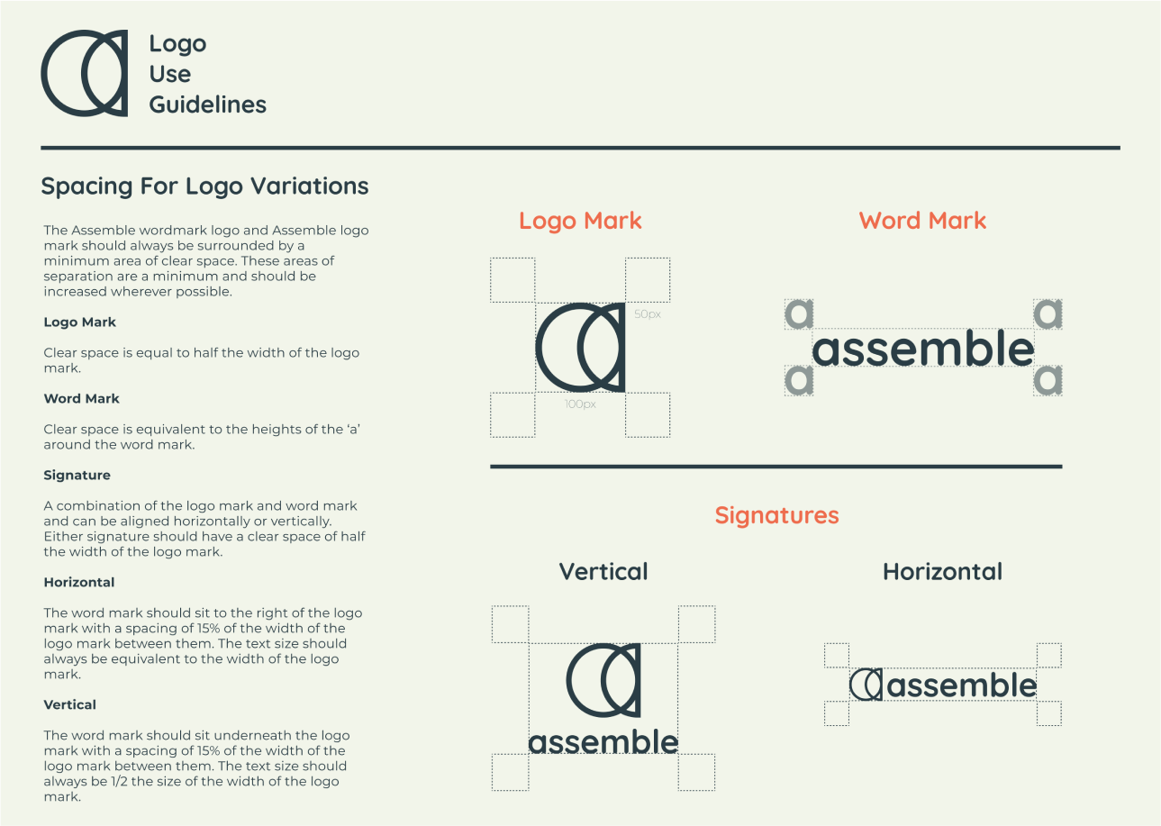 Screenshot of Branding Guide