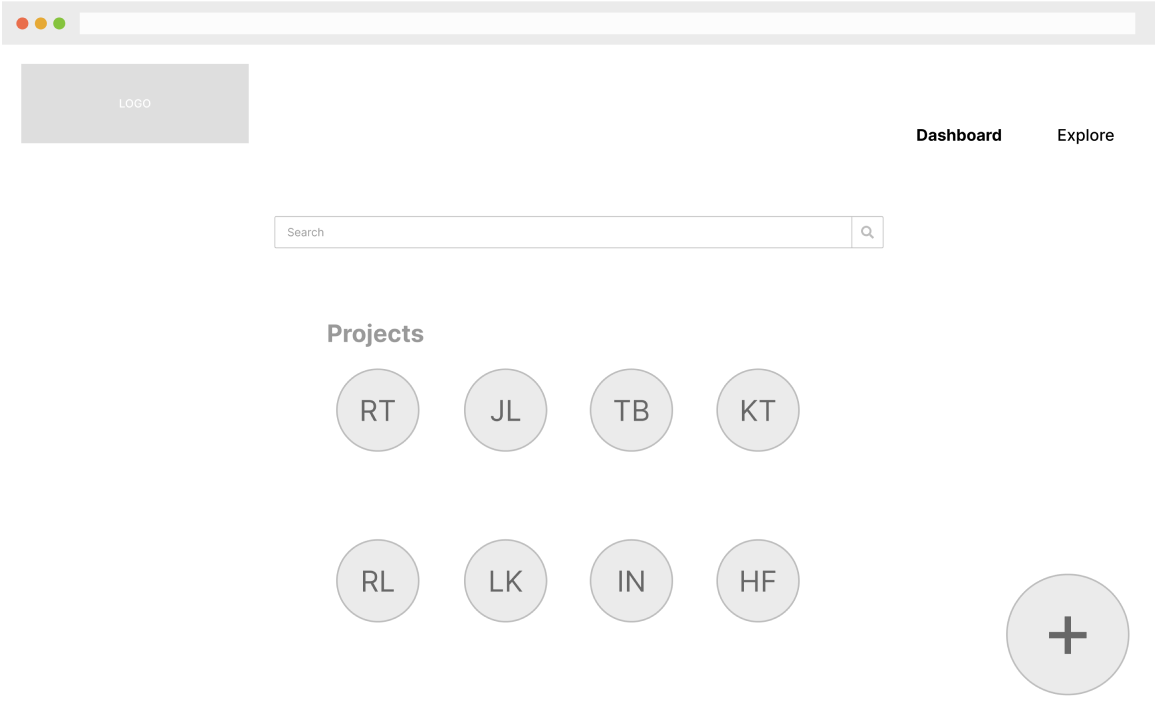 Low Fidelity Dashboard